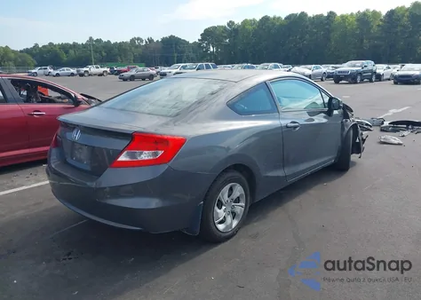 2013 Honda Civic Lx z USA, uszkodzony, nr VIN 2HGFG3B53DH510751